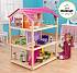 Кукольный домик для Барби - Самый роскошный, с мебелью 45 элементов, на колесиках  - миниатюра №2